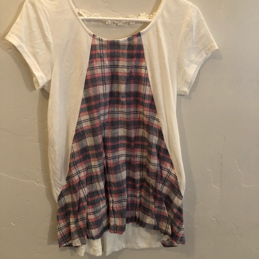 Plaid blouse